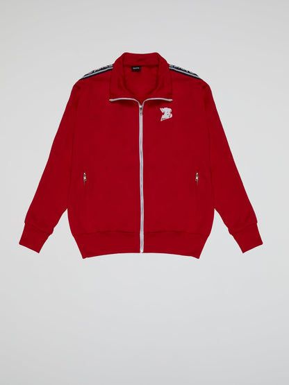 Bhype Society - Bhype Red Retro Nylon Tracksuit