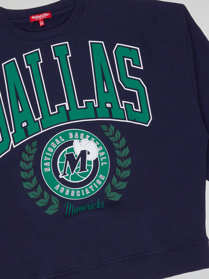 Mitchell & Ness Women Logo LT Crew 2.0 Dallas Mavericks