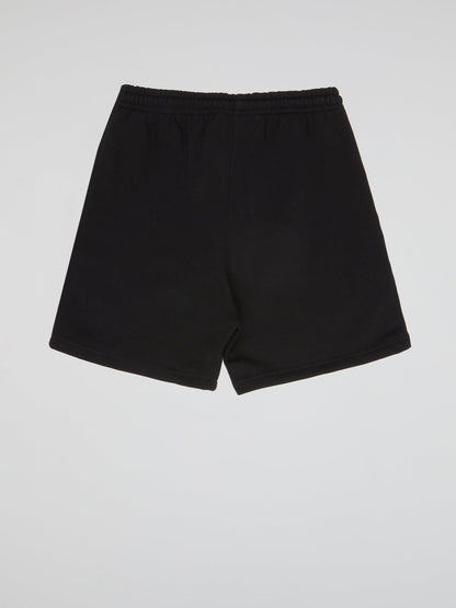 BHYPE LOGO ESSENTIALS BLACK SHORTS - B-Hype Society