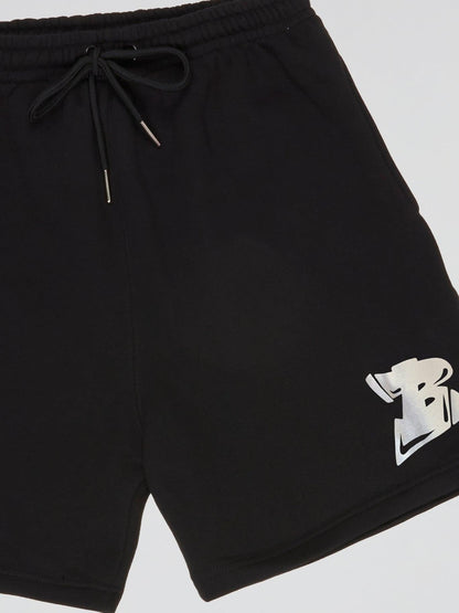 BHYPE LOGO ESSENTIALS BLACK SHORTS - B-Hype Society