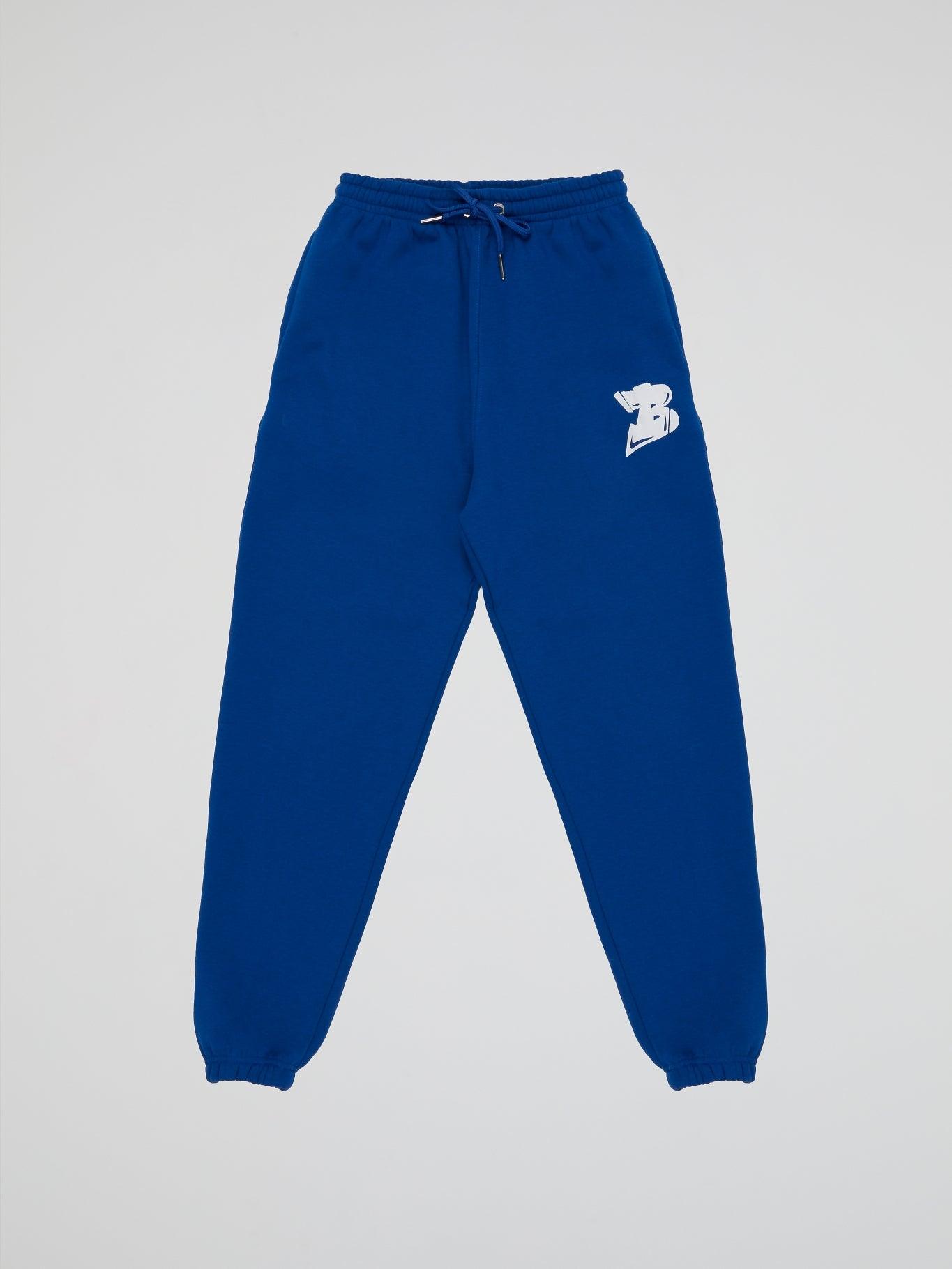 BHYPE LOGO ESSENTIALS BLUE PANTS - B-Hype Society