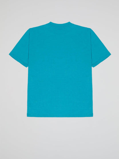 BHYPE LOGO ESSENTIALS TURQUOISE BLUE T-SHIRT - B-Hype Society