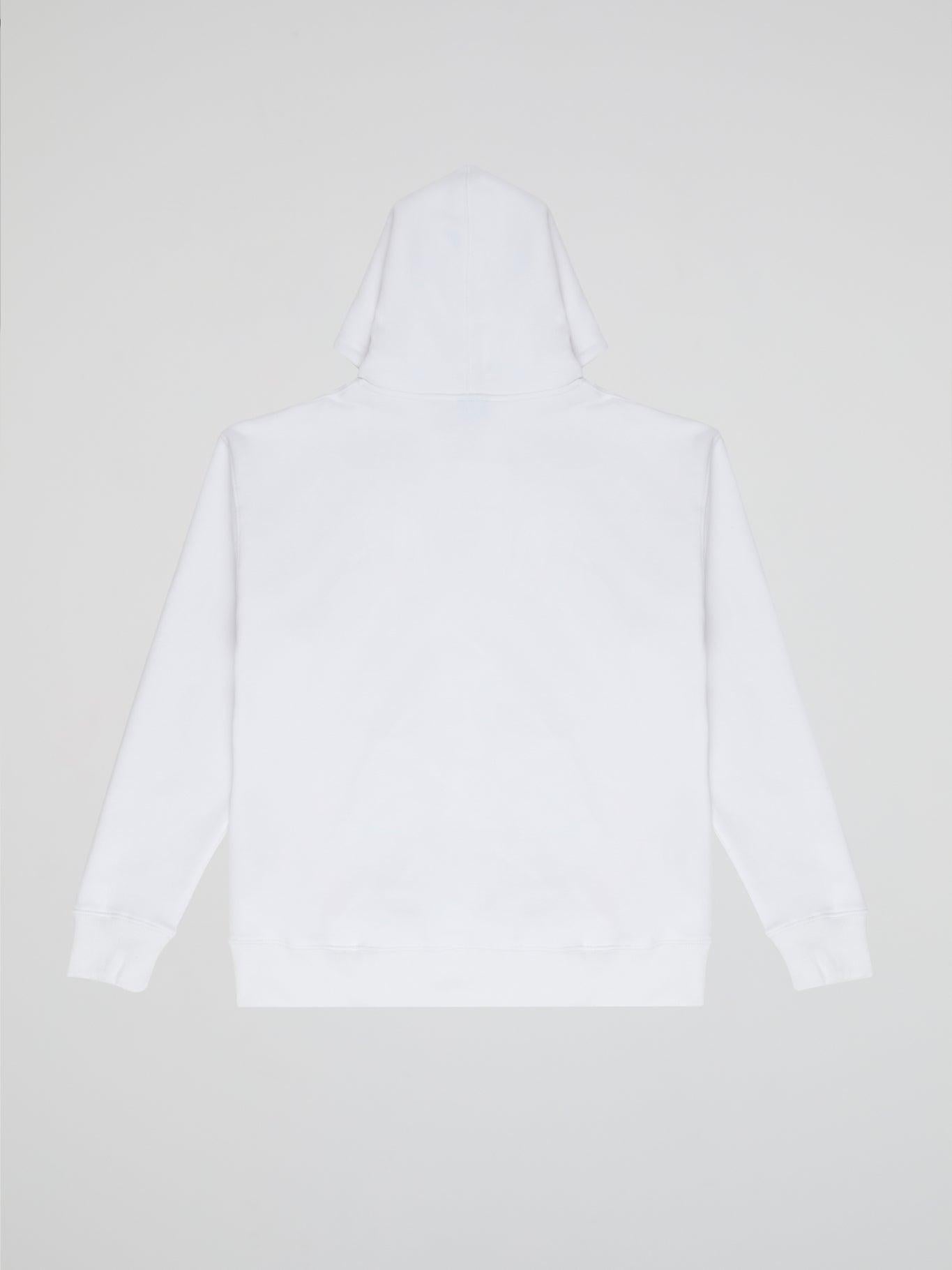 BHYPE LOGO ESSENTIALS WHITE HOODIE - B-Hype Society