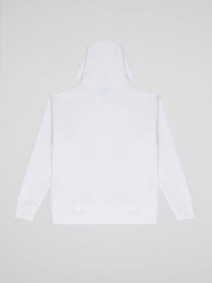 BHYPE LOGO ESSENTIALS WHITE HOODIE - B-Hype Society