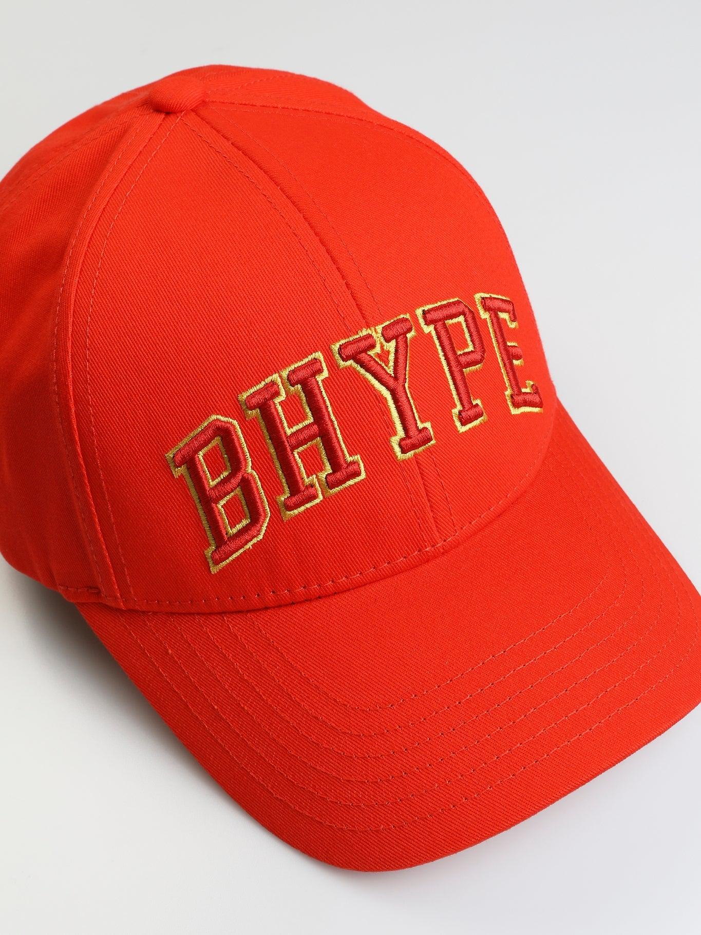 BHYPE RED BASEBALL CAP - B-Hype Society