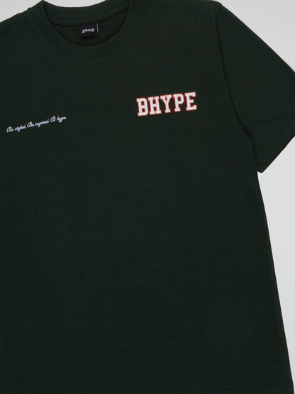 BHYPE VARSITY COLLECTION T-SHIRT GREEN - B-Hype Society