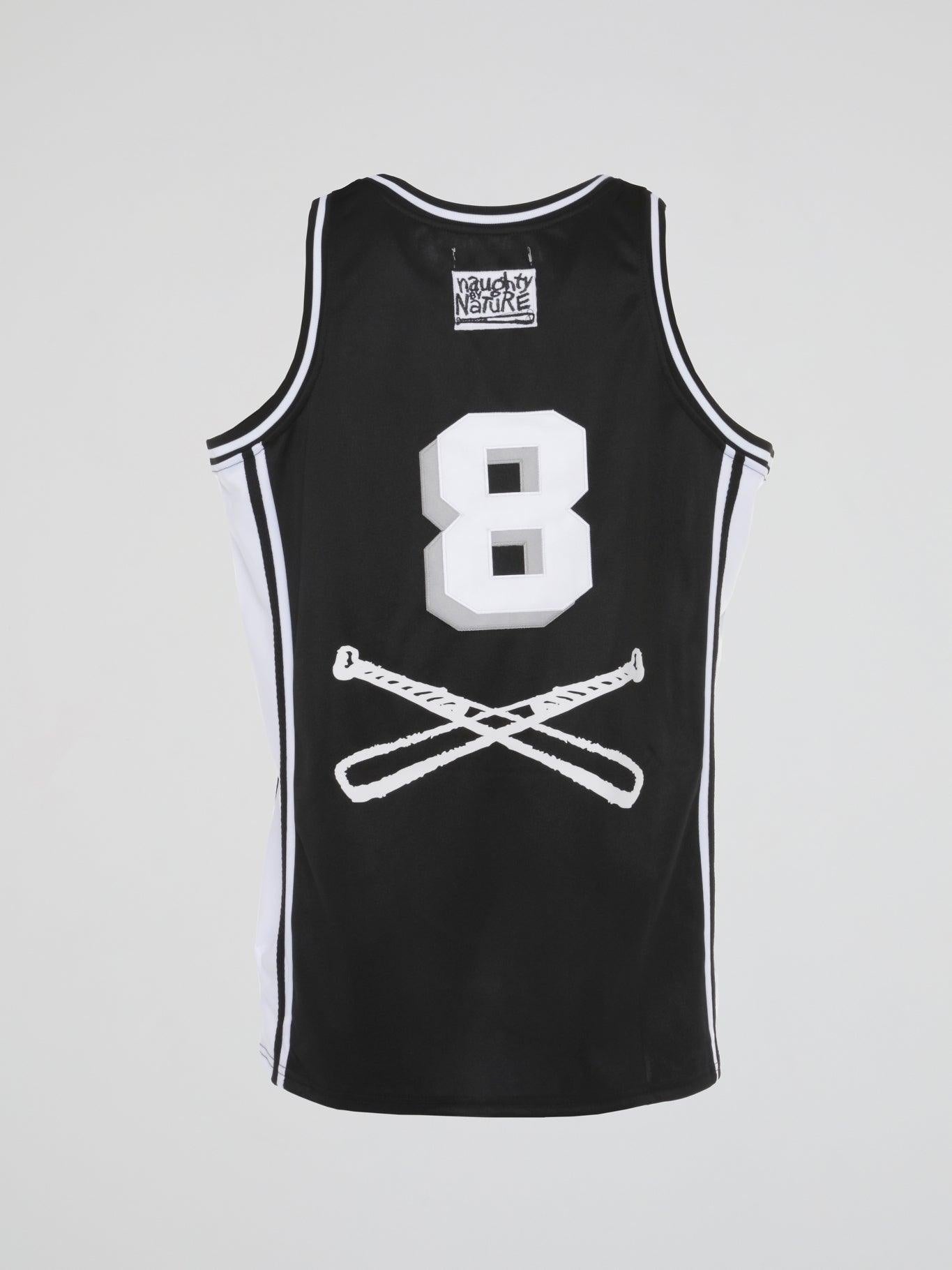 Black Naughty By Nature Basketball Jersey - B-Hype Society