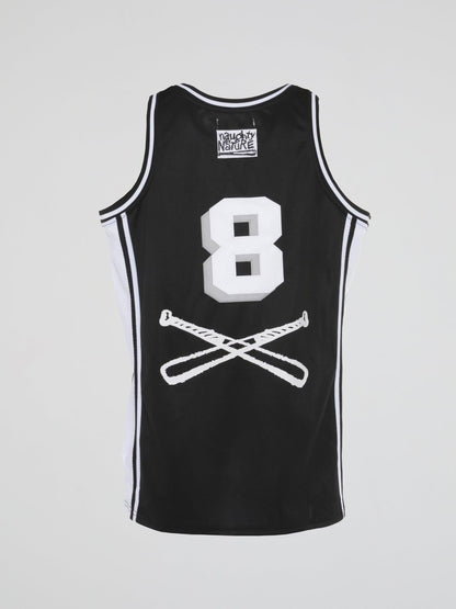 Black Naughty By Nature Basketball Jersey - B-Hype Society