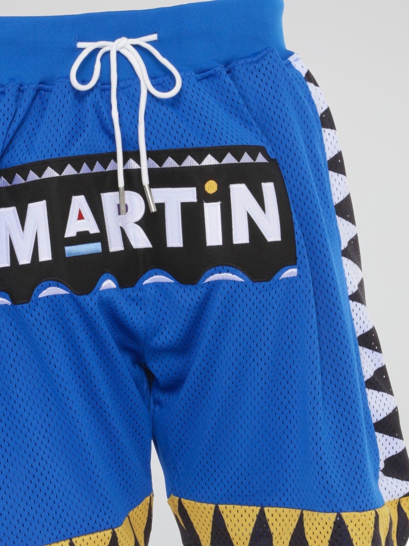 Blue Martin I'm The Man Basketball Shorts - B-Hype Society