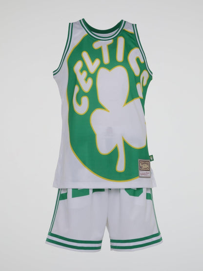 Boston Celtics Blown Out Fashion Jersey - B-Hype Society