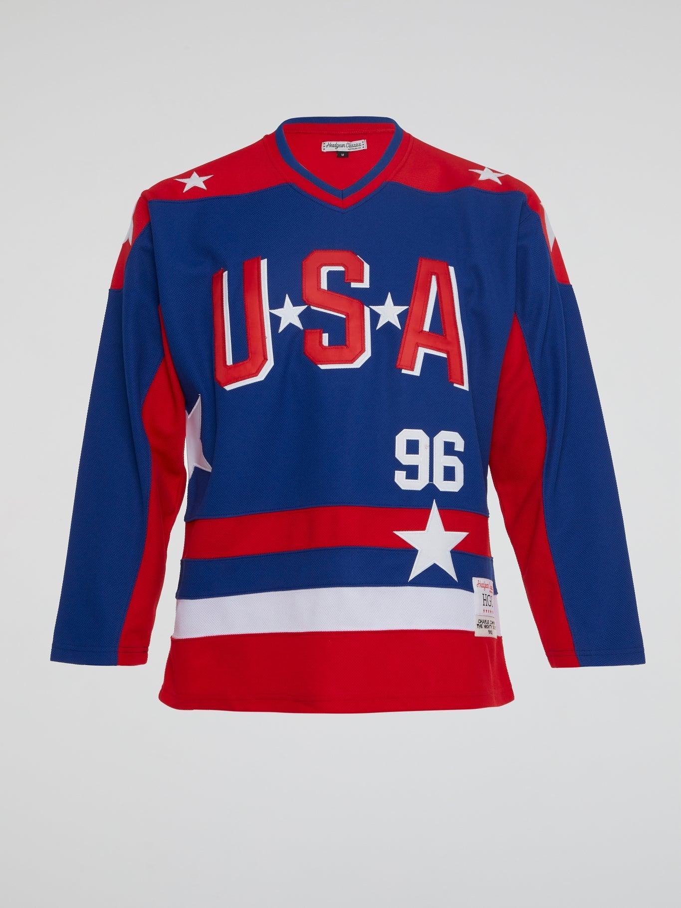 Conway Mighty Ducks USA Jersey Blue - B-Hype Society