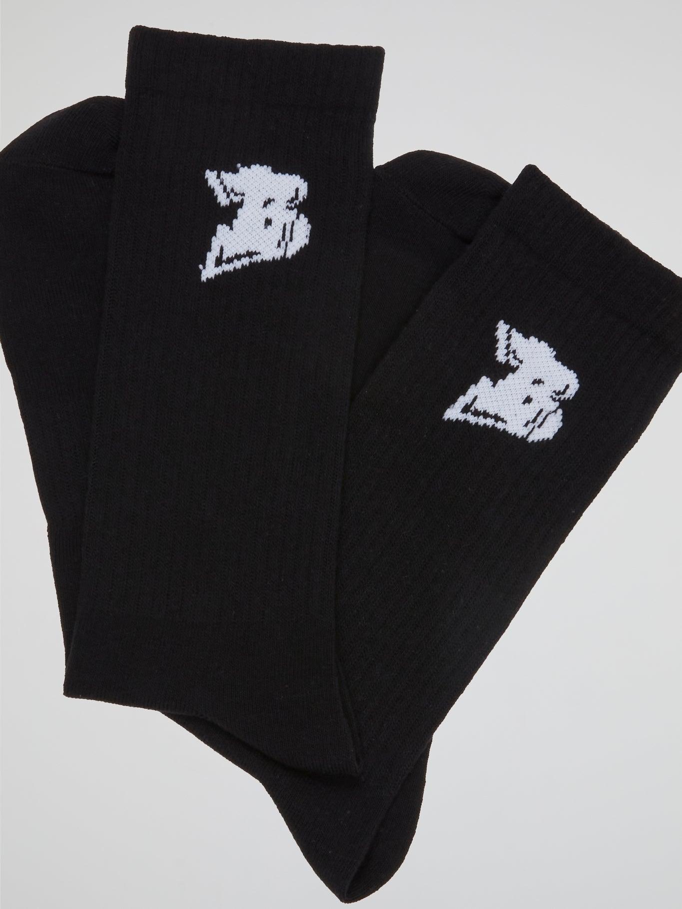 Essentials B Socks Black - B-Hype Society