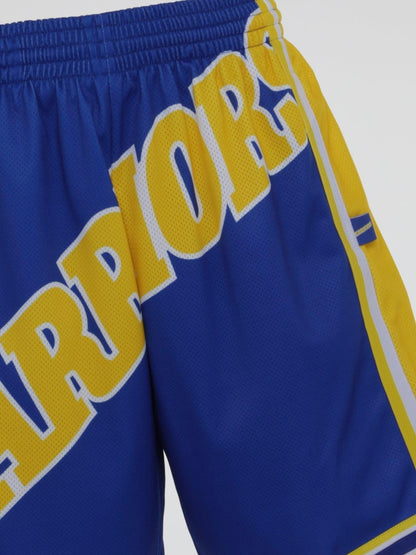 Golden State Warriors Blown Out Fashion Shorts - B-Hype Society