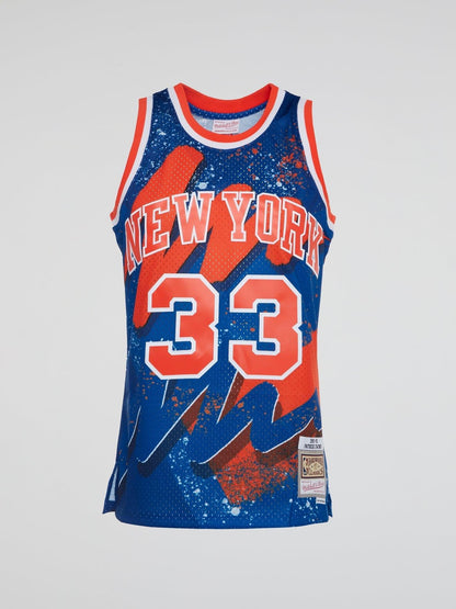 Hyper Hoops Swingman Jersey Knicks 1991 Patrick Ewing - Blue - B-Hype Society