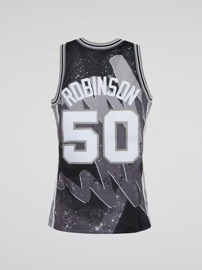 Hyper Hoops Swingman Jersey Spurs 1998 David Robinson - Black - B-Hype Society