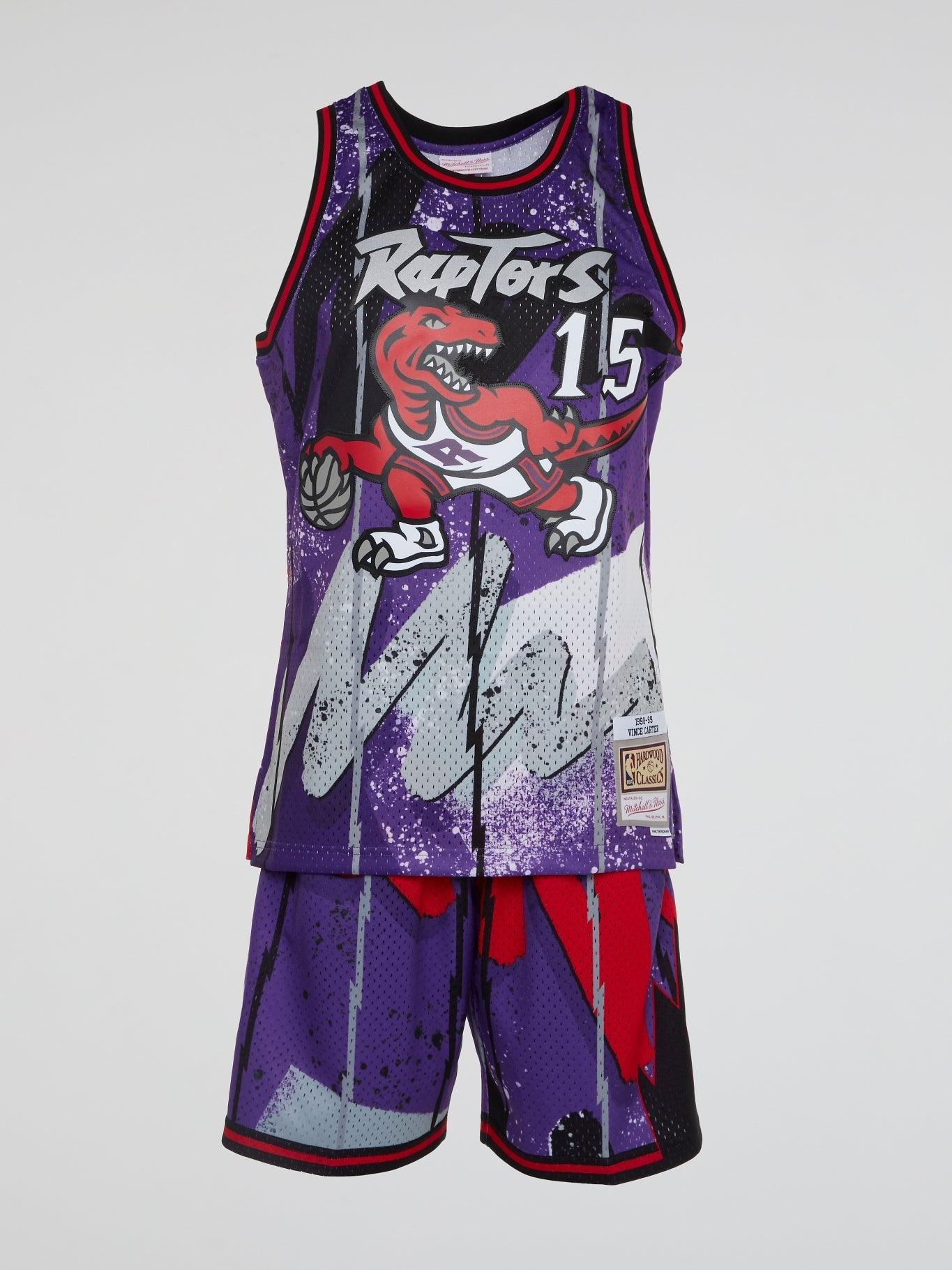 Hyper Hoops Swingman Shorts Raptors 1998 - Purple - B-Hype Society