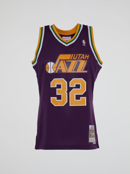 Jazz 91 Karl Malone Swingman Jersey - B-Hype Society