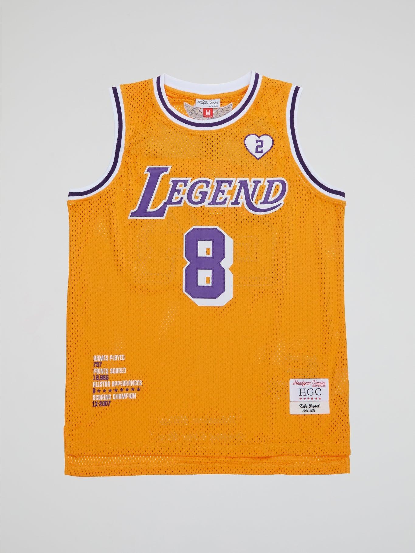 Legend Mamba Gold Basketball Jersey - B-Hype Society