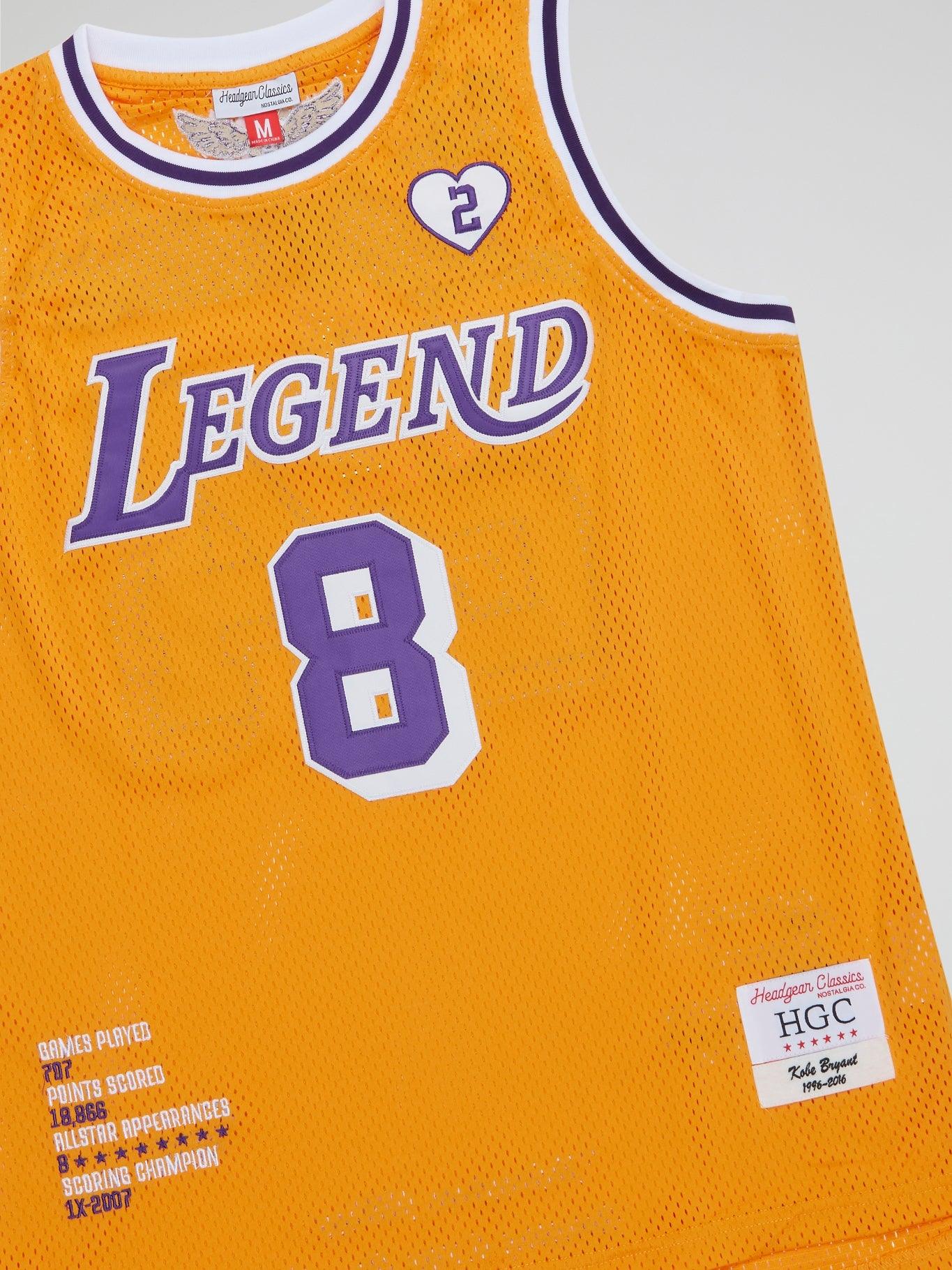 Legend Mamba Gold Basketball Jersey - B-Hype Society