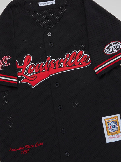 Louisville Black Caps Button Down Batting Practice Jersey - B-Hype Society