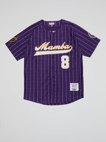 Mamba Bryant Pinstripe Baseball Jersey - B-Hype Society