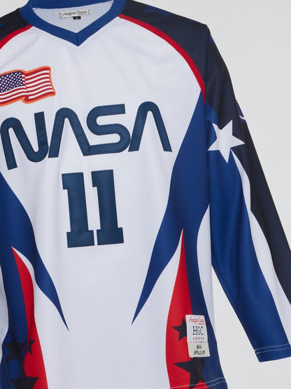 NASA Hockey Jersey White - B-Hype Society