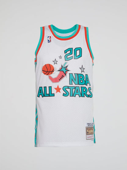 NBA Swingman Jersey All Star 96 Gary Payton - White - B-Hype Society