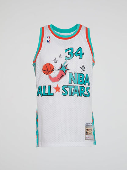 NBA Swingman Jersey All Star 96 Hakeem Olajuwon - White - B-Hype Society