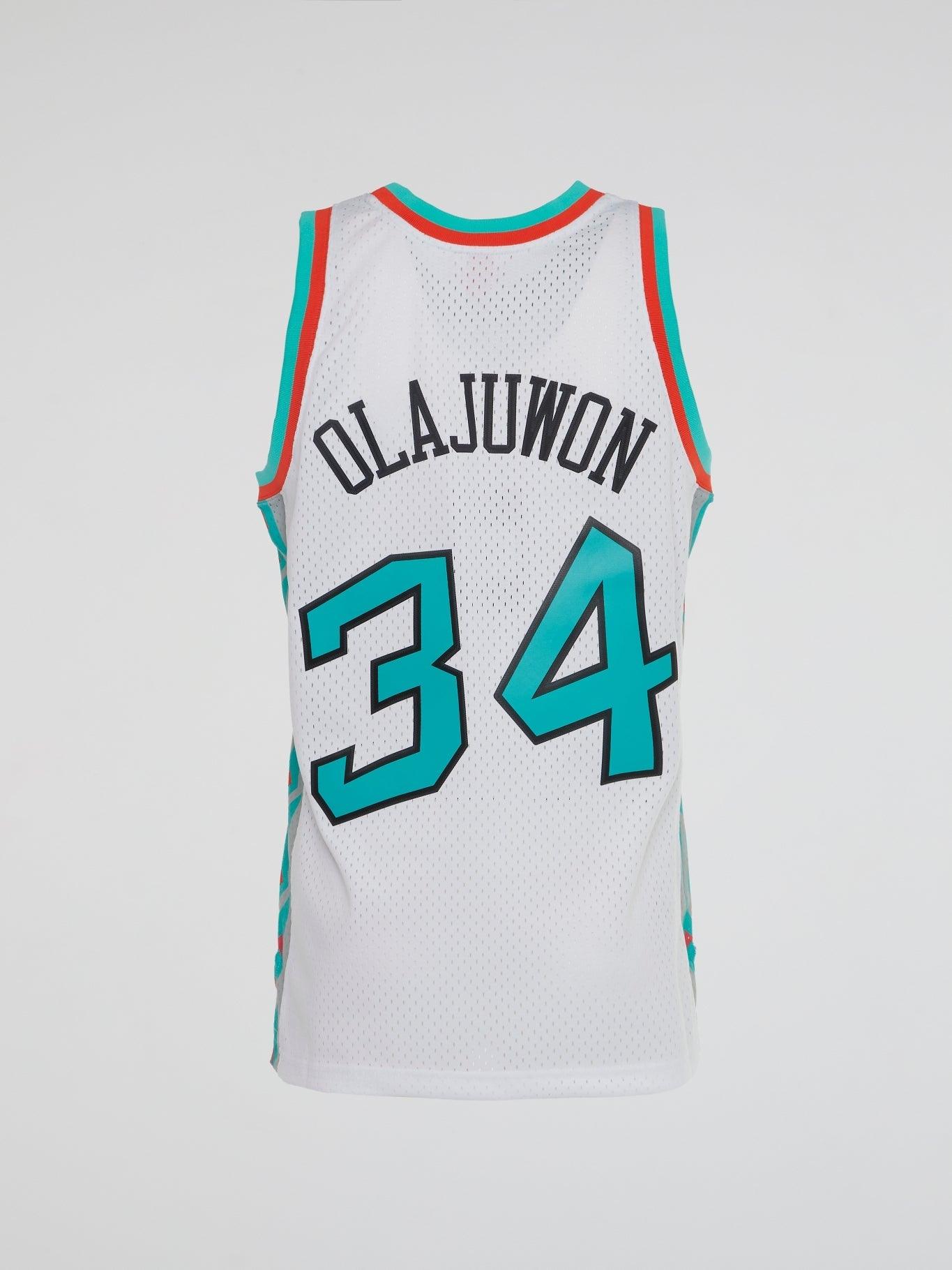 NBA Swingman Jersey All Star 96 Hakeem Olajuwon - White - B-Hype Society