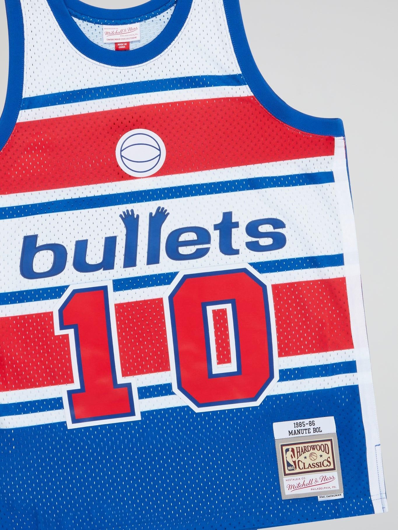 NBA Swingman Jersey Bullets 1985 Manute Bol - B-Hype Society