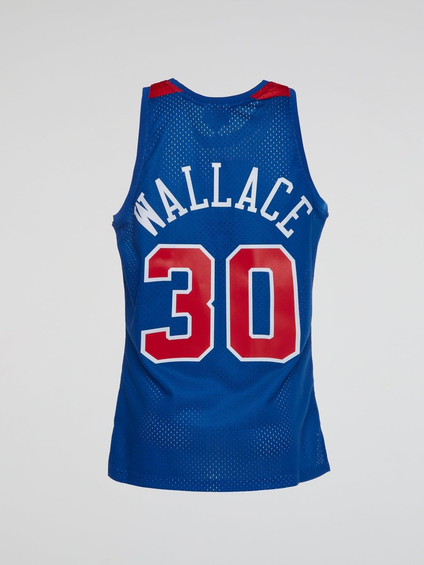 NBA Swingman Jersey Bullets 96 Ben Wallace - Royal/Red - B-Hype Society