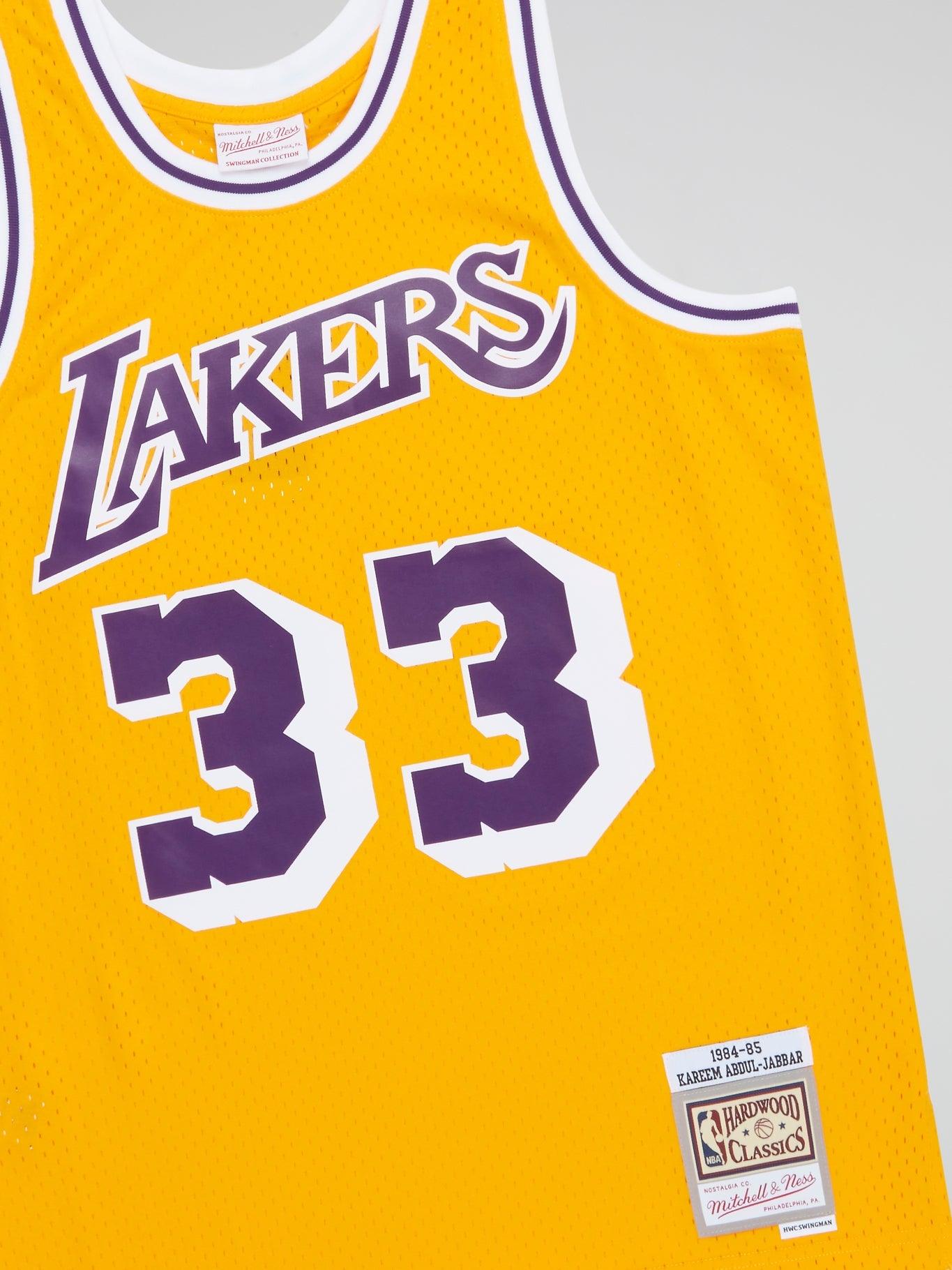 NBA Swingman Jersey Lakers 84 Kareem Abdul - B-Hype Society