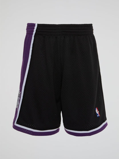 NBA Swingman Road Shorts Kings 00-01 - Black - B-Hype Society