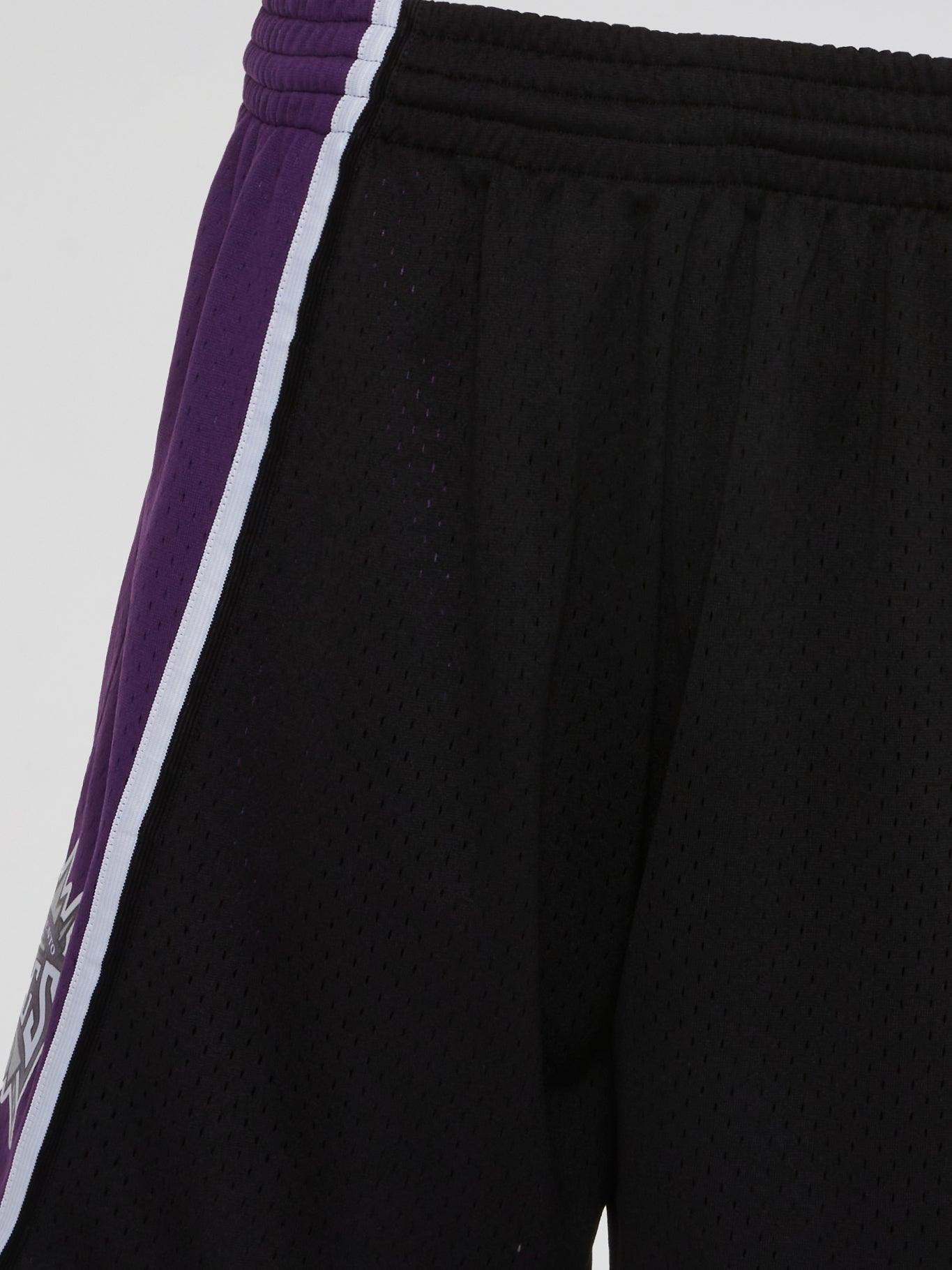 NBA Swingman Road Shorts Kings 00-01 - Black - B-Hype Society