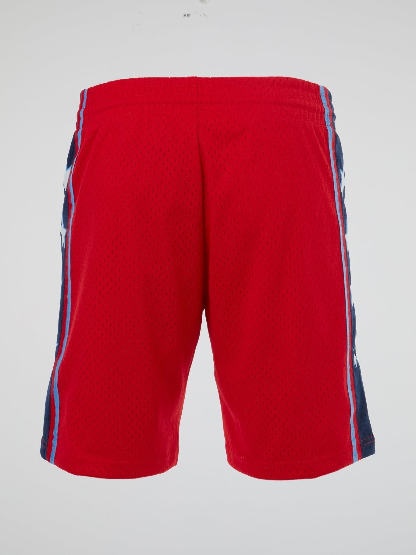 Red Swingman Shorts - B-Hype Society