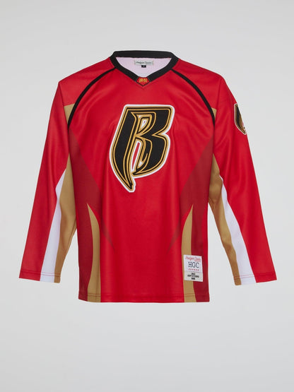 Ruff Ryders Hockey Jersey Red - B-Hype Society