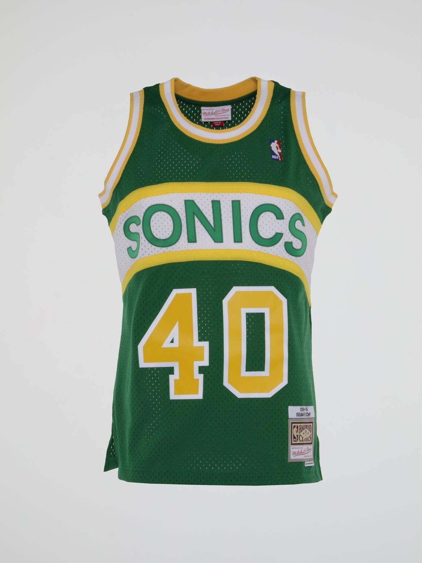 Seattle Supersonics Shawn Kemp 94-95 Swingman Jersey - B-Hype Society