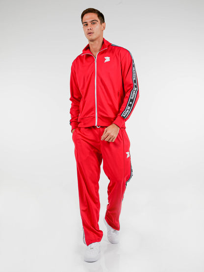 Bhype Society - Bhype Red Retro Nylon Tracksuit